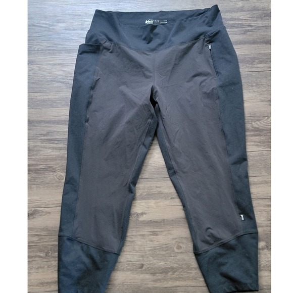 Rei Co-Op Other - REI Co-op Mens 1XLarge Active Hybrid Hiking Pants Black Gray Zipper Pocket